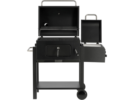 GRILL WĘGLOWY DELUXE Z WĘDZARNIĄ