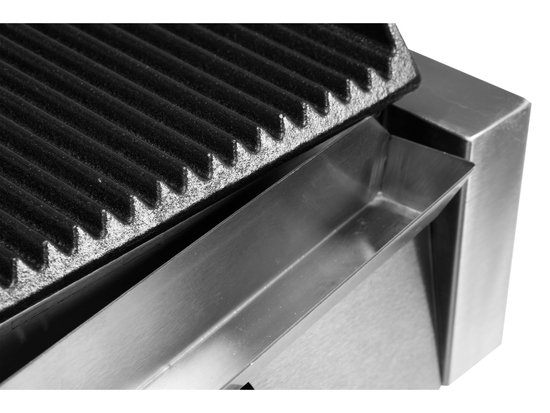 PODWÓJNY GRILL KONTAKTOWY RYFLOWANY 58CM, 3,6KW