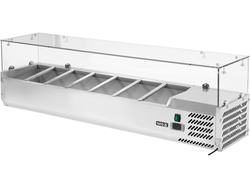 WITRYNA CHŁODNICZA NADSTAWNA 7X1/4 GN