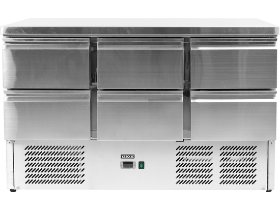 STÓŁ CHŁODNICZY Z 6 SZUFLADAMI - LINIA 700