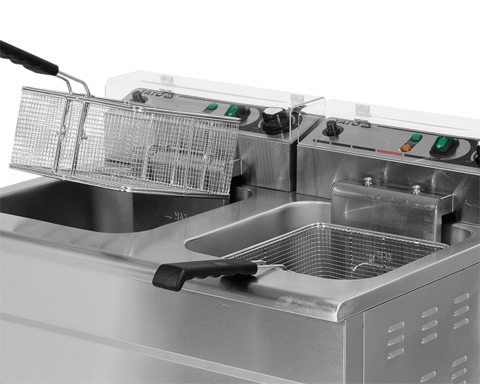 FRYTOWNICA ELEKTRYCZNA PODWÓJNA WOLNOSTOJĄCA Z SZAFKĄ 2X11,5L