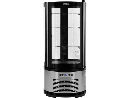 WITRYNA CHŁODNICZA 100L 48X48X103 CZARNA