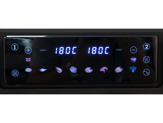 FRYTKOWNICA BEZTŁUSZCZOWA 2400W 3,5L+7,5L CZARNA