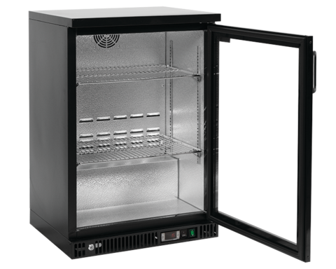 WITRYNA CHŁODNICZA DO BUTELEK 1-DRZWIOWA CZARNA