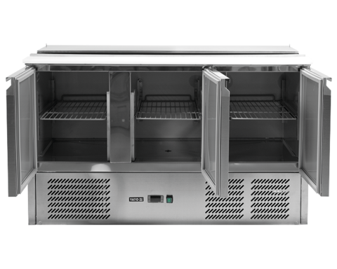 STÓŁ CHŁODNICZY 3-DRZWIOWY Z POKRYWĄ