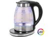 CZAJNIK ELEKTRYCZNY SZKLANY LED 1,8L Z REGULACJĄ TEMPERATURY