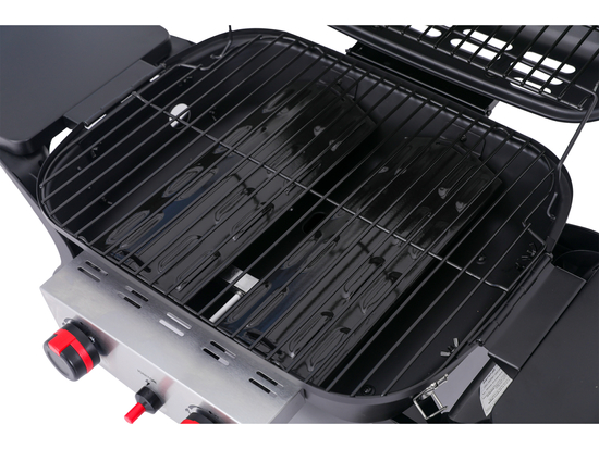 GRILL GAZOWY PRZENOŚNY YAKE, 2 PALNIKI, 5KW YAKE