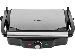 GRILL ELEKTRYCZNY 1600W, 28 X 17CM, REGULACJA TEMPERATURY