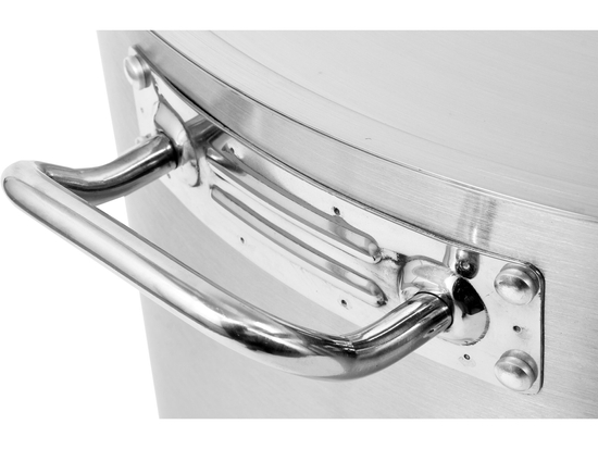 GARNEK NISKI Z POKRYWKĄ ZE STALI NIERDZEWNEJ 36X18CM 18,3L