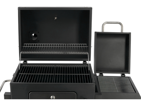 GRILL WĘGLOWY DELUXE Z WĘDZARNIĄ