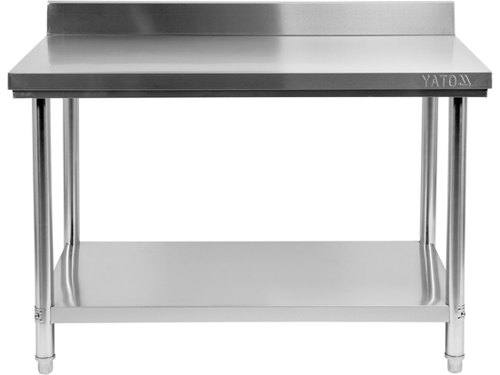 SKŁADANY STÓŁ PRZYŚCIENNY Z PÓŁKĄ 1400X700XH850+100MM