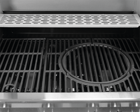 GRILL GAZOWY ITAMI 3+1 STAL NIERDZEWNA 11,5KW, Z SZYBĄ