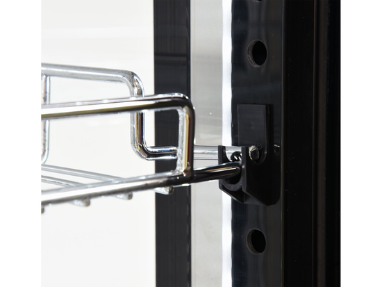 WITRYNA CHŁODNICZA 400L 65X65X190 CZARNA