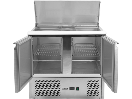 STÓŁ CHŁODNICZY 2-DRZWIOWY Z POKRYWĄ