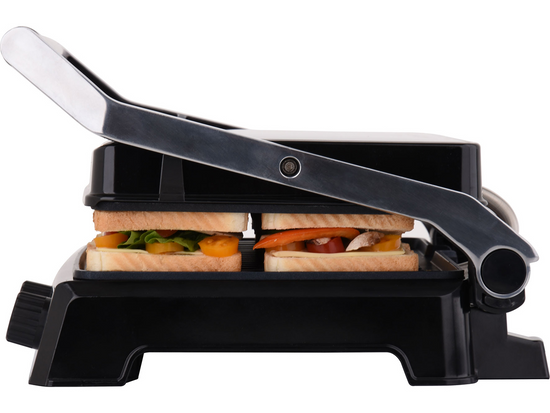 GRILL ELEKTRYCZNY 2000W, 29,5X24CM, TIMER