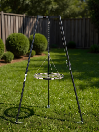 GRILL WISZĄCY NA TRÓJNOGU 66.4CM, S/S