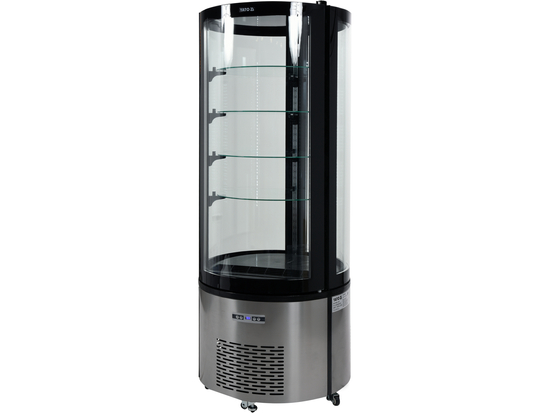 WITRYNA CHŁODNICZA 400L 68X68X175 CZARNA