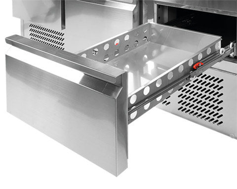 STÓŁ CHŁODNICZY Z 6 SZUFLADAMI - LINIA 700