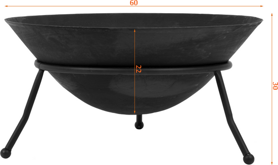 PALENISKO OGRODOWE ŻELIWNE 60CM