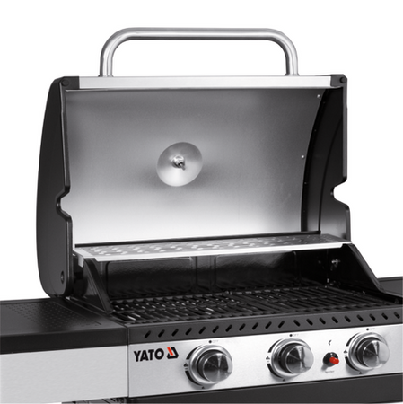 GRILL GAZOWY ZUSHI 3+1, STAL NIERDZEWNA 11,2KW