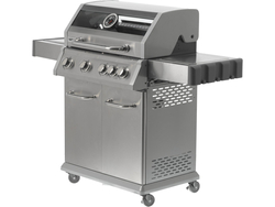 GRILL GAZOWY ITAMI 4+1 STAL NIERDZEWNA 14,2KW, Z SZYBĄ