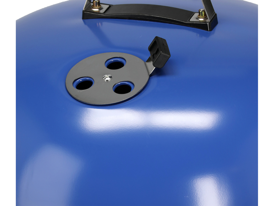 GRILL WĘGLOWY OKRĄGŁY 54CM NIEBIESKI