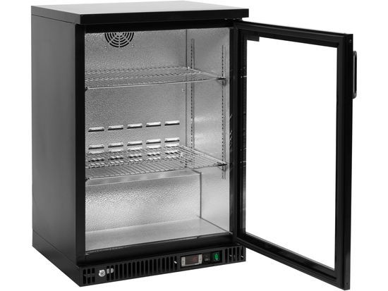 WITRYNA CHŁODNICZA DO BUTELEK 1-DRZWIOWA CZARNA