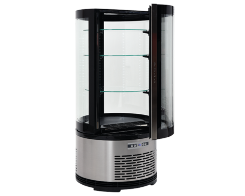 WITRYNA CHŁODNICZA 100L 48X48X103 CZARNA