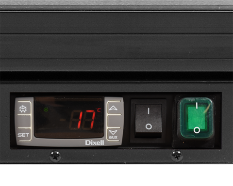 WITRYNA CHŁODNICZA DO BUTELEK 1-DRZWIOWA CZARNA