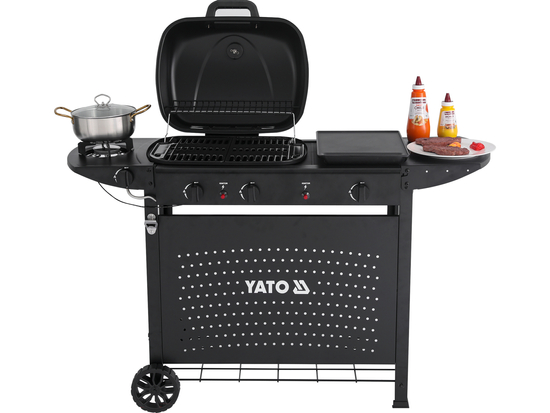 GRILL GAZOWY ASAHI 2+2, 5KW, 3W1