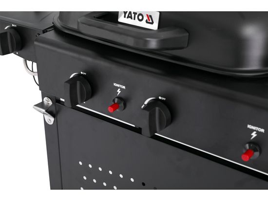 GRILL GAZOWY ASAHI 2+2, 5KW, 3W1