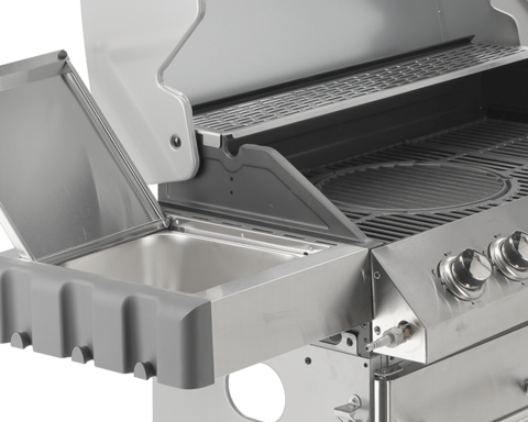 GRILL GAZOWY ITAMI 6+1 STAL NIERDZEWNA 20,5KW, Z SZYBĄ