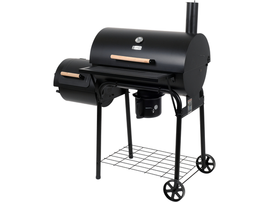 GRILL WĘGLOWY Z WĘDZARNIĄ XXL, RUSZT 64X37CM