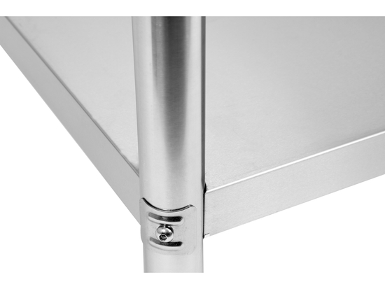 SKŁADANY STÓŁ PRZYŚCIENNY Z PÓŁKĄ 1200X600XH850+100MM