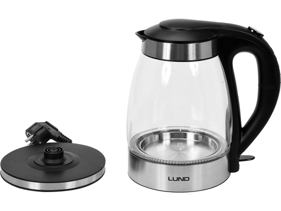 CZAJNIK ELEKTRYCZNY SZKLANY LED 1,8L