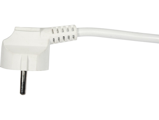 PRZEDŁUŻACZ ELEKTRYCZNY, BIAŁY, 6 GNIAZD Z UZIEMIENIEM, 3M Z WYŁĄCZNIKIEM