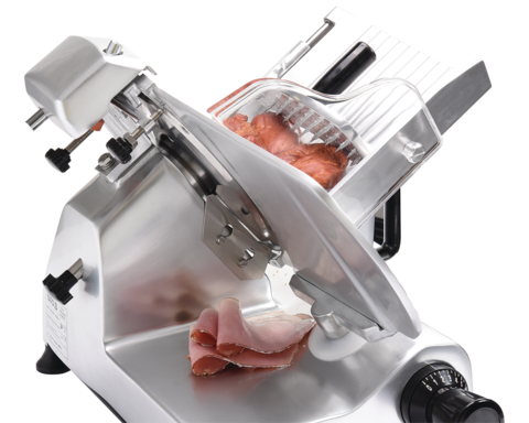 KRAJALNICA AL DO WĘDLIN 250MM PÓŁ-AUTOMATYCZNA OSTRZAŁKA