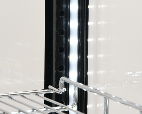 WITRYNA CHŁODNICZA 78L 43X39X98 CZARNA