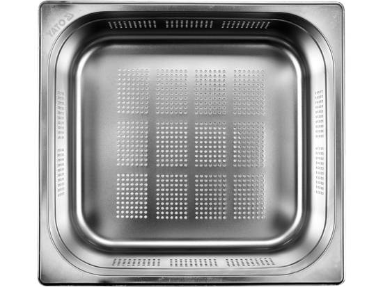 POJEMNIK PERFOROWANY GN ZE STALI NIERDZEWNEJ 2/3 100