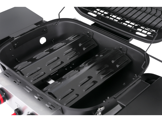 GRILL GAZOWY PRZENOŚNY YAKE, 2 PALNIKI, 5KW YAKE