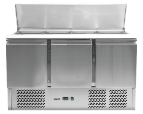 STÓŁ CHŁODNICZY 3-DRZWIOWY Z POKRYWĄ