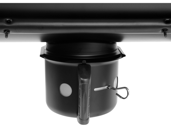 GRILL WĘGLOWY Z WĘDZARNIĄ XXL, RUSZT 64X37CM