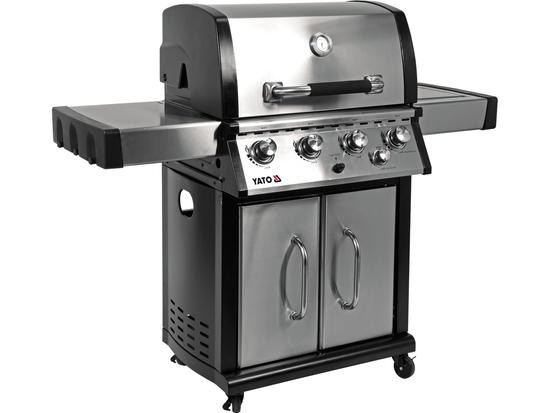 GRILL GAZOWY YOKATE 4+1 STAL NIERDZEWNA 17,5KW