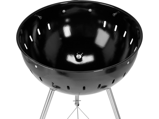 GRILL WĘGLOWY OKRĄGŁY 54CM CZARNY