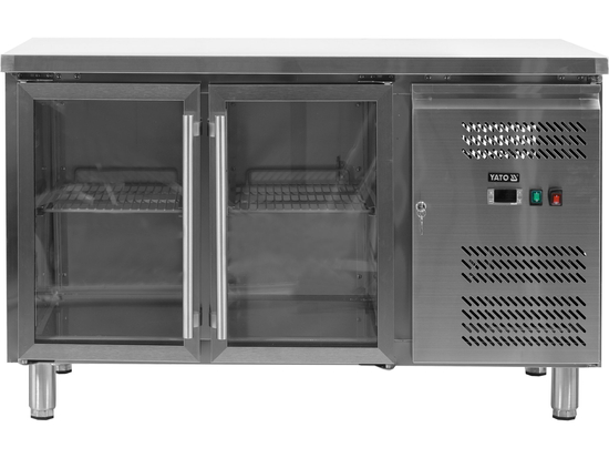 STÓŁ CHŁODNICZY 2-DRZWIOWY PRZESZKLONY - LINIA 700