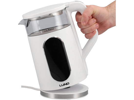 CZAJNIK ELEKTRYCZNY 1,7L, REGULACJA TEMPERATURY, BIAŁY