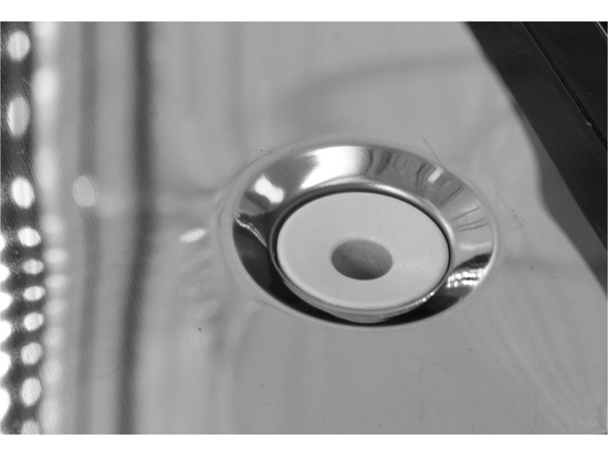 WITRYNA CHŁODNICZA 400L 65X65X190 CZARNA