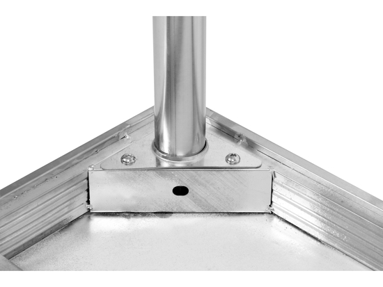 STÓŁ CENTRALNY SKŁADANY Z PÓŁKĄ 1500×700×H850MM