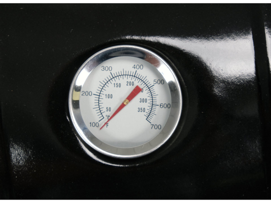 GRILL OGRODOWY WĘGLOWY OKRĄGŁY Z POKRYWĄ, ŚREDNICA 54 CM