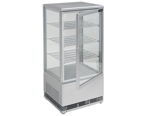 WITRYNA CHŁODNICZA 78L 42X38X96 SREBRNA